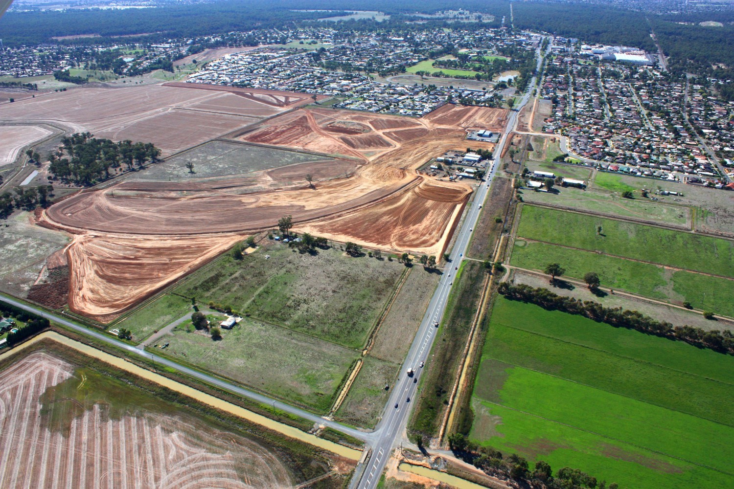 Infrastructure nearing completion at Mooroopna estate Greater