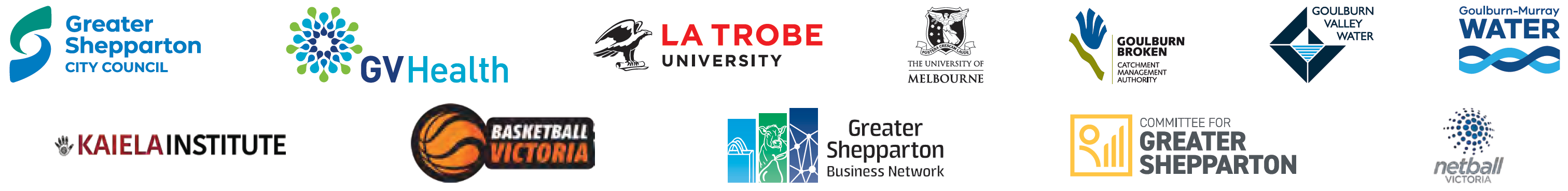 Logos of the partners of the Greater Shepparton 2026 advocacy initiative.