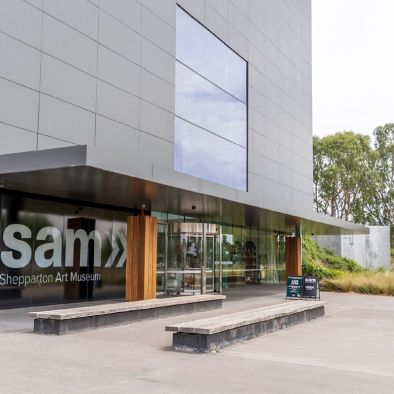Photo of the Shepparton Art Museum.