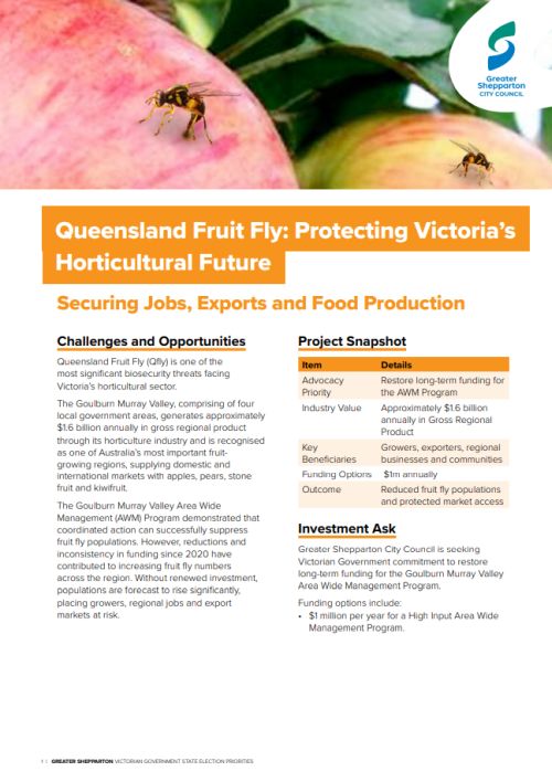 Fact Sheet - Queensland Fruit Fly