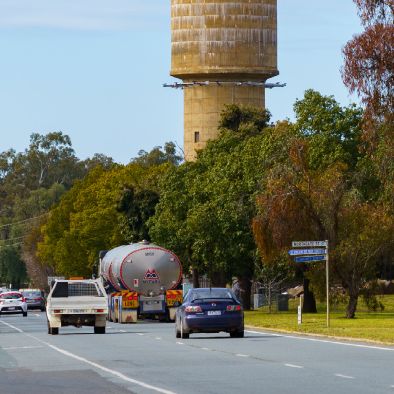 Photo of the main street of Mooroopna.
