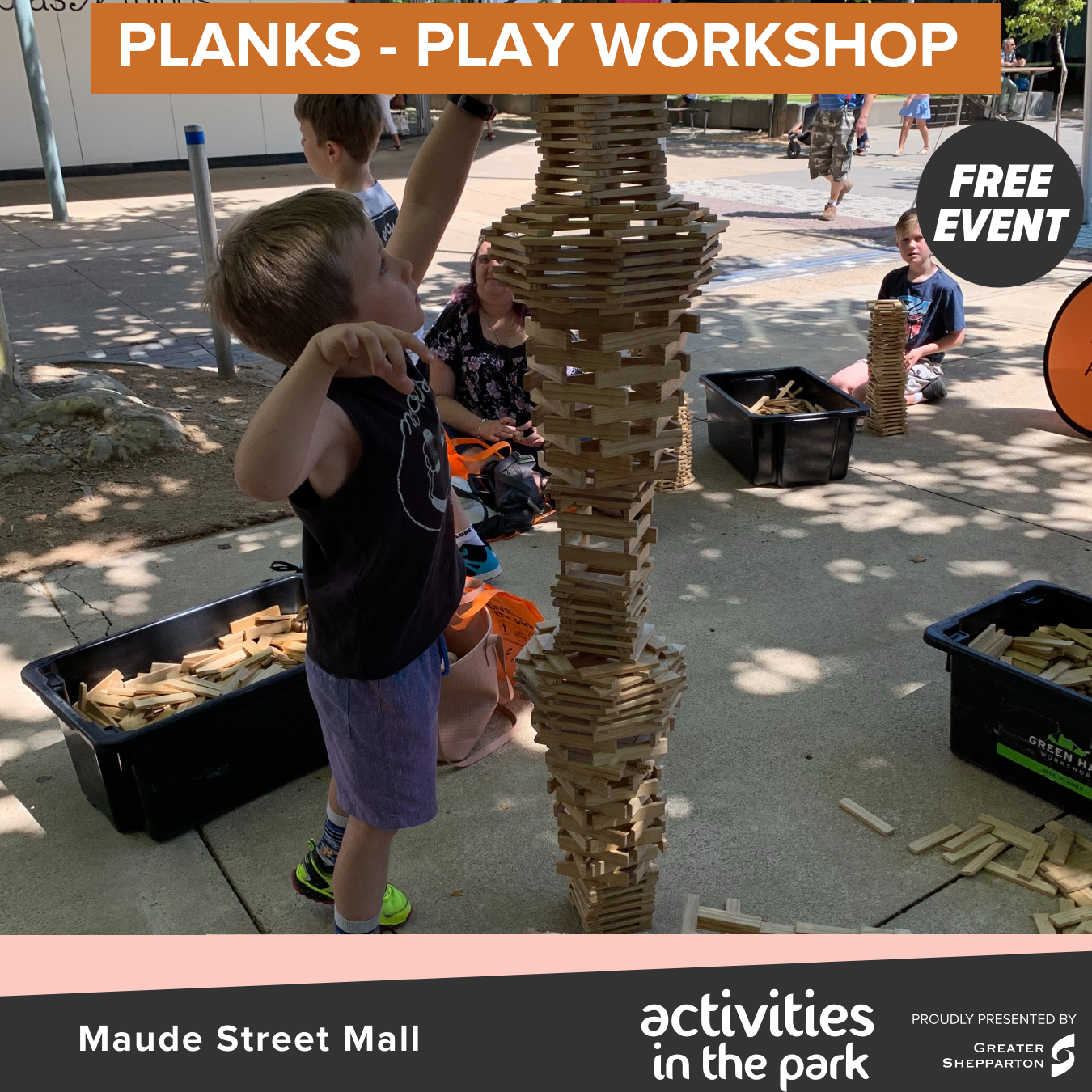PLANKS Play Workshop - April 1 - TILE