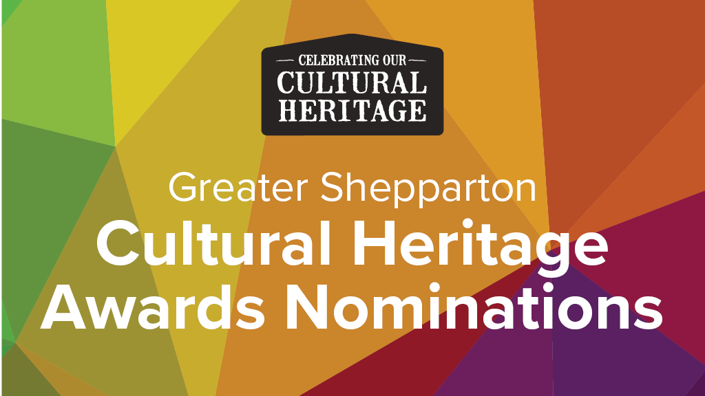 Cover graphic for Cultural Heritage Awards - Nominations Now Open