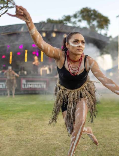 This photo was taken at the Greater Shepparton Illuminate Festival.