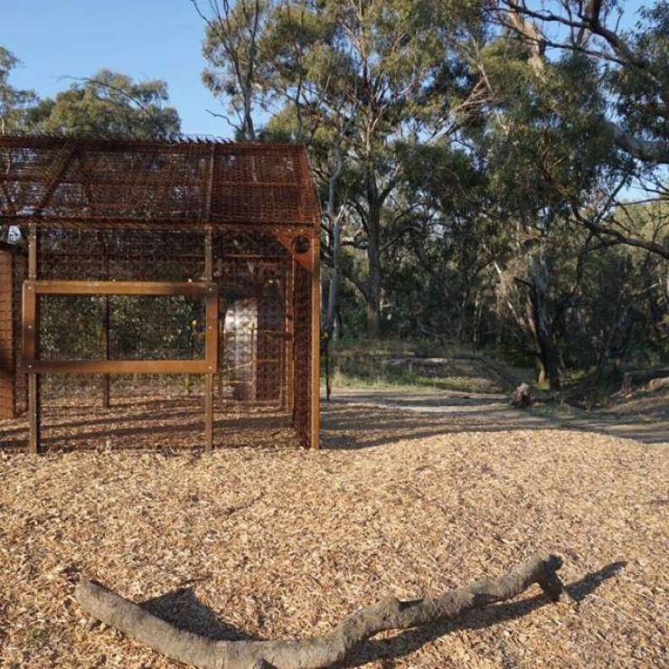 Bedspring Cubby, Children's Garden