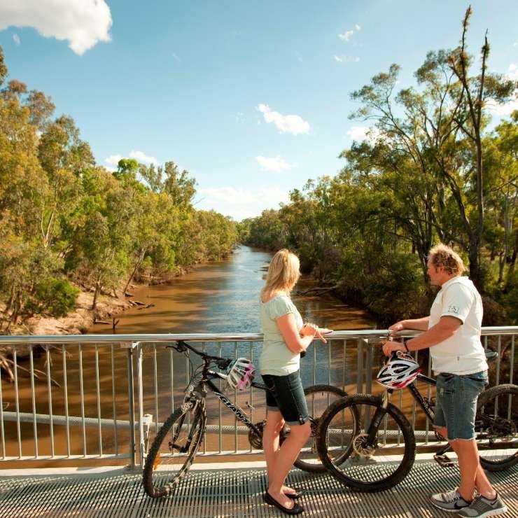 The Yahna Gurtji Shared Path Network winds it way through Shepparton and Mooroopna’s stunning river scenery.