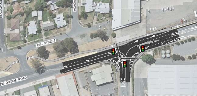 Proposed Intersection Upgrade (signalised intersection) 