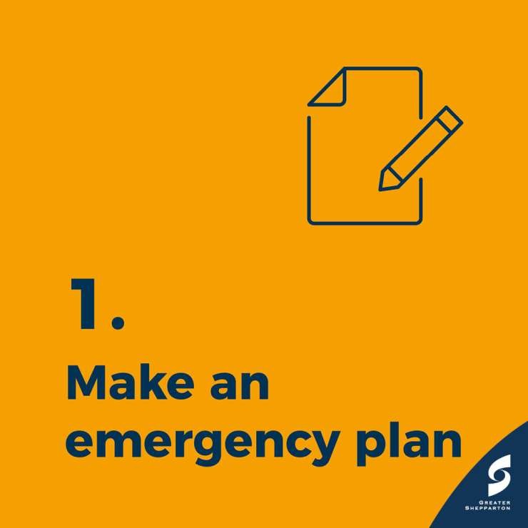 1. Make an emergency plan
