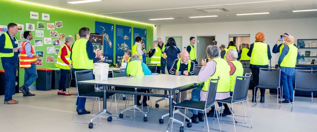 Council’s Waste Education Officer facilitates site tours and litter clean-ups, provides waste presentations and other engagement activities for schools and the wider community throughout the year.