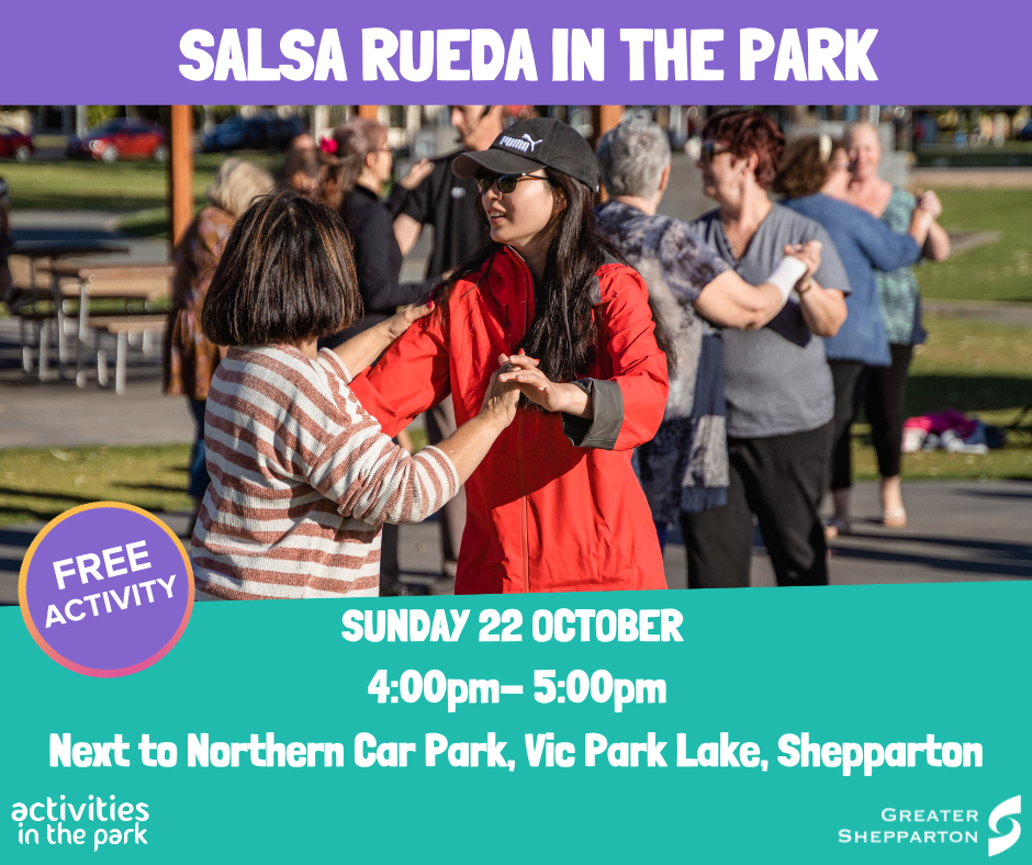 Salsa Rueda in the Park Greater Shepparton City Council