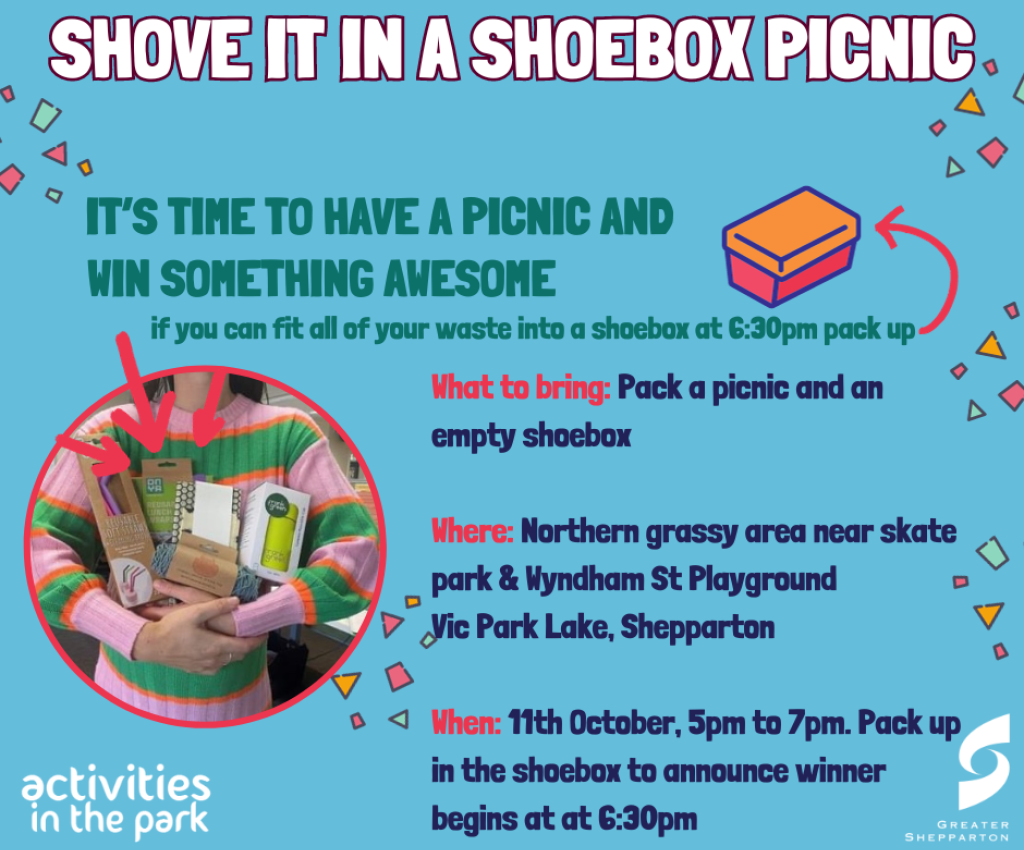 Cover image for event - Shove It In A Shoebox Picnic