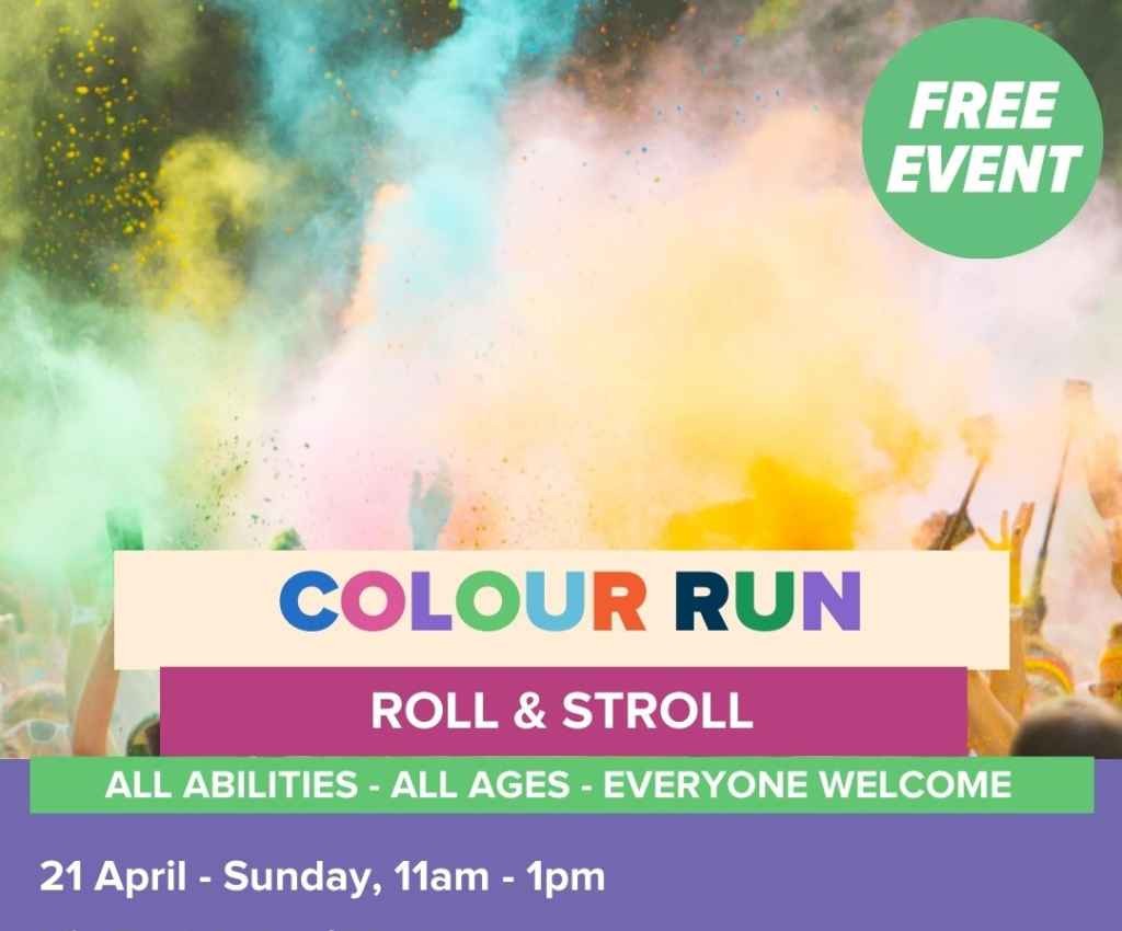 Cover image for event - Colour Run Roll and Stroll 