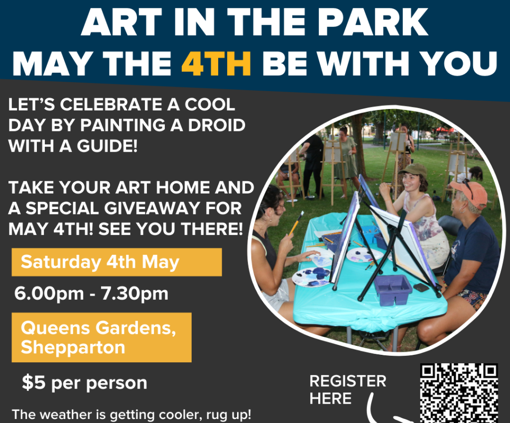 Cover image for event - Art in the Park - May the 4TH Be With You!