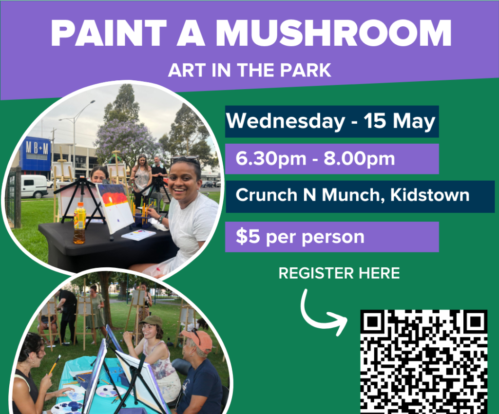 Cover image for event - Art in the Park (Season Final) - Paint a Mushroom