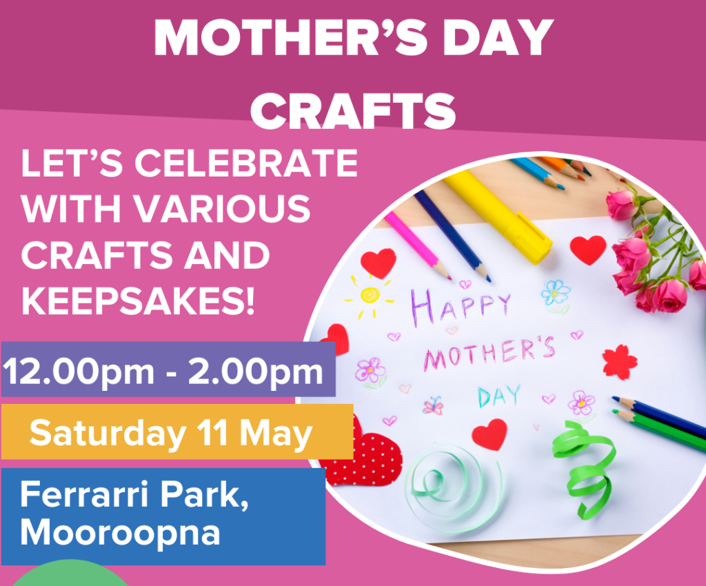Cover image for event - Mother's Day Crafts