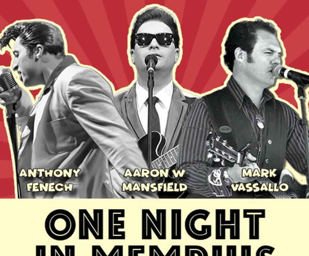Cover image for event - Talent OZ Entertainment presents One Night in Memphis - Presley, Orbison & Cash