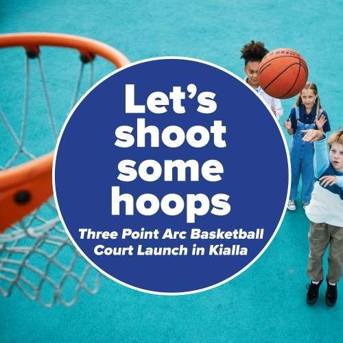 Cover image for event - 3 Point Arc Basketball Court Activation Event - Merrigum