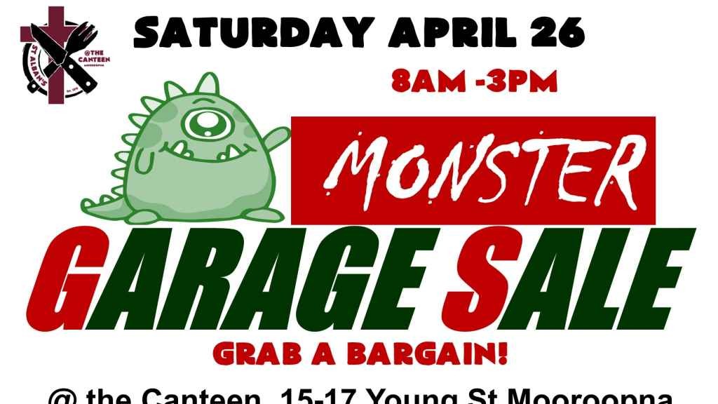 Cover image for event - Monster Garage Sale