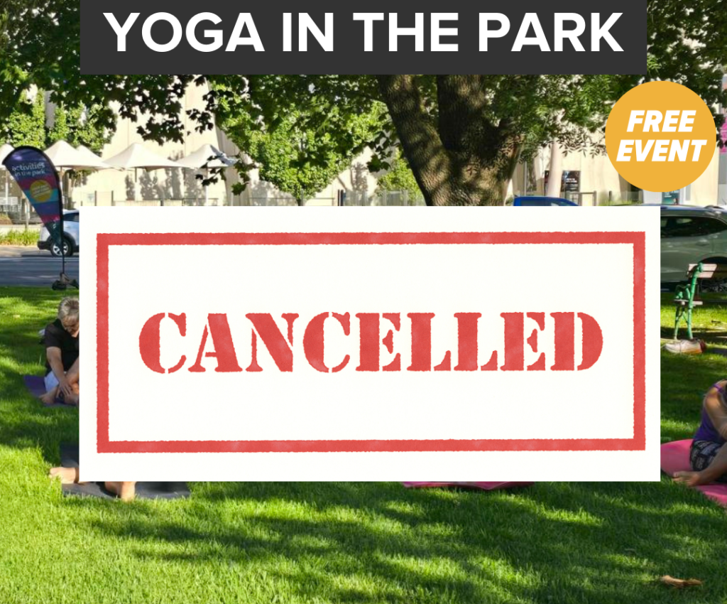 Cover image for event - Cancelled - Yoga in the Park