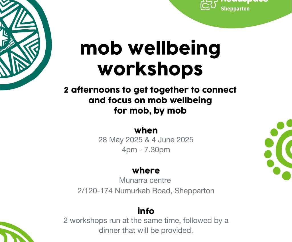 Cover image for event - Mob wellbeing workshops