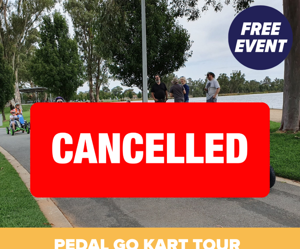 Cover image for event - Cancelled - Pedal Go Kart Tour 