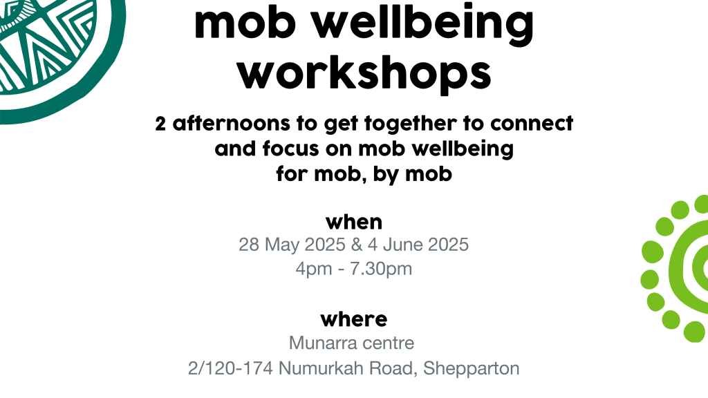 Cover image for event - Mob wellbeing workshops