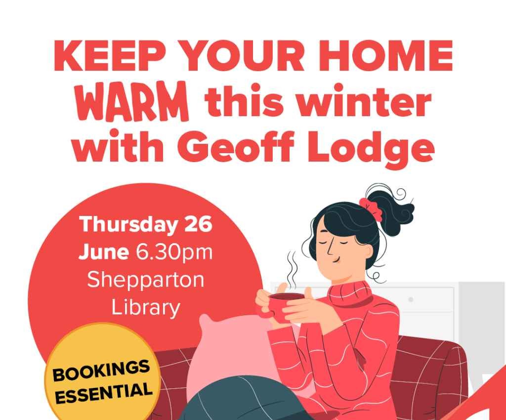 Cover image for event - Keep your home warm this winter with Geoff Lodge
