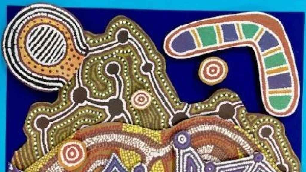 Cover image for event - NAIDOC Week School Holiday Activity at Shepparton Library - Layered Patterned Landscapes