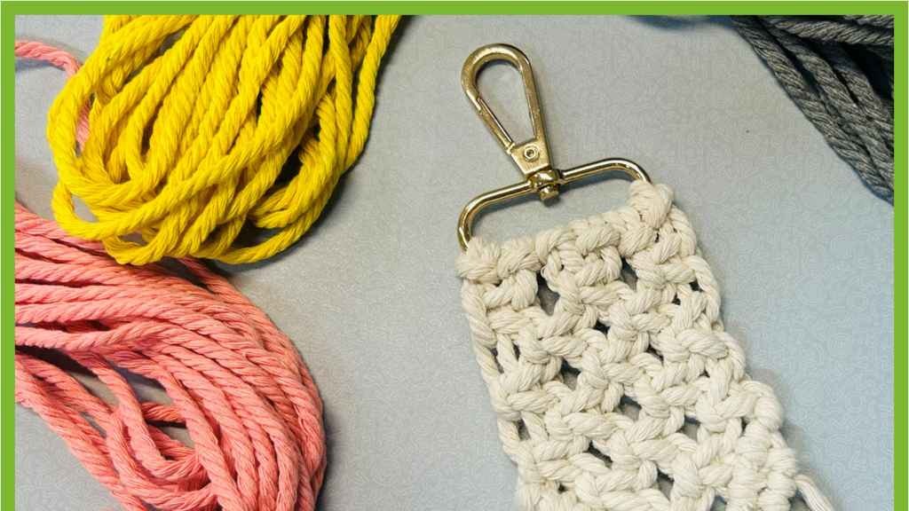 Cover image for event - Macrame Keychain Workshop at Shepparton Library