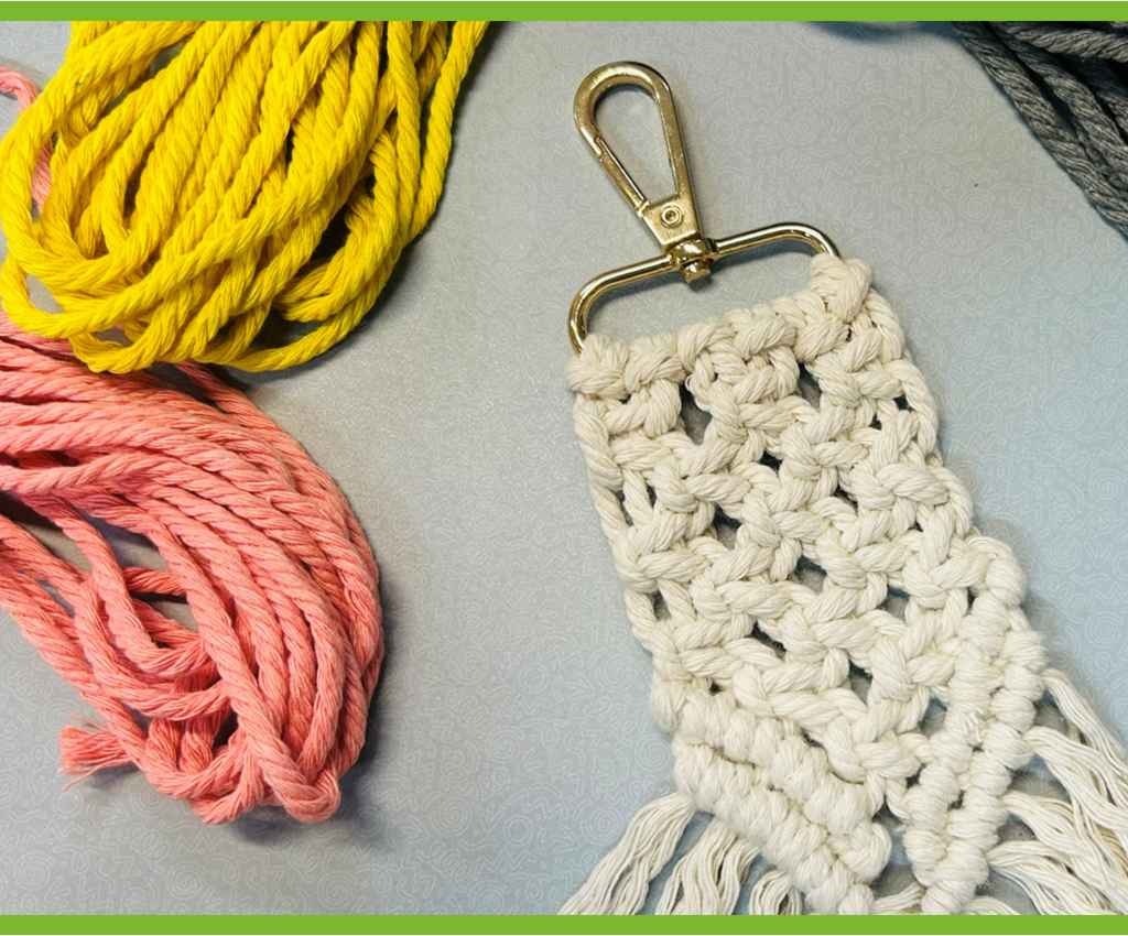 Cover image for event - Macrame Keychain Workshop at Shepparton Library