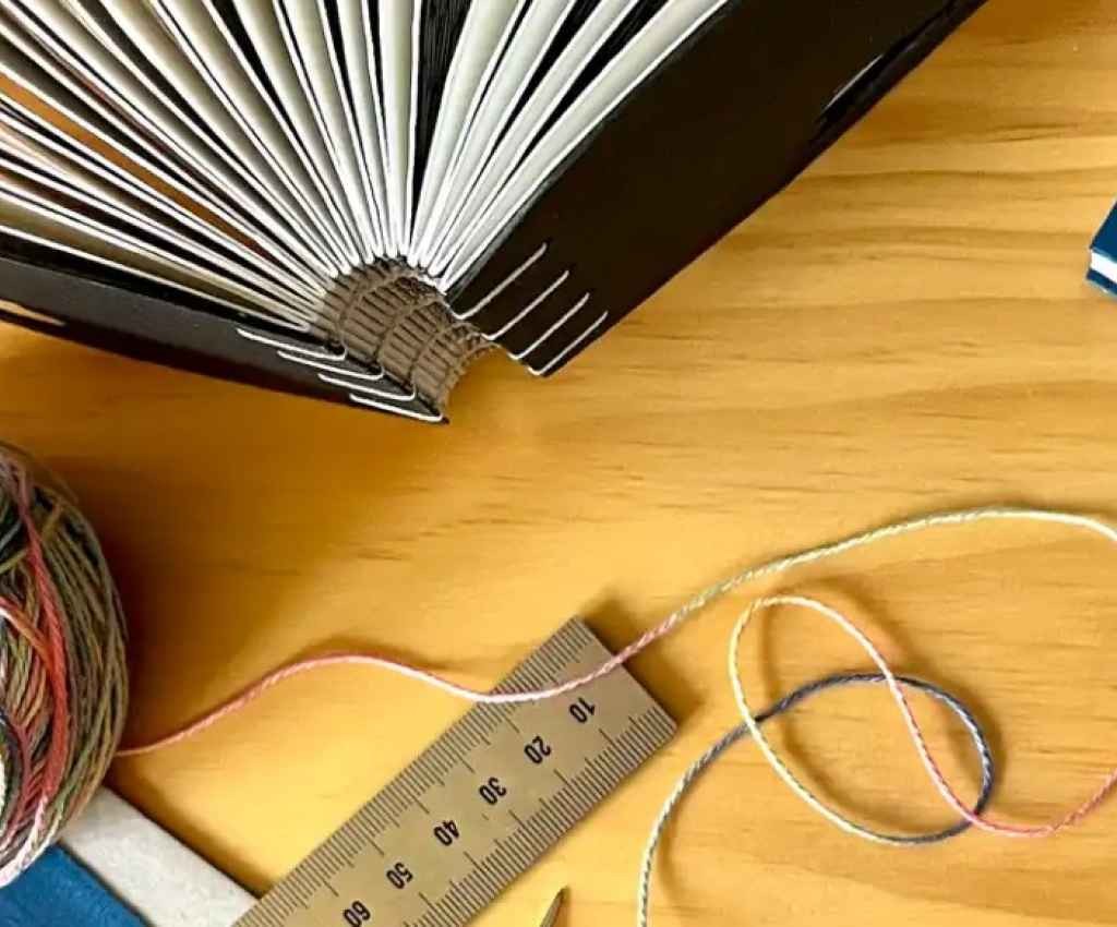 Cover image for event - Adult Artmaking Workshop: DIY Sketchbook with Kat Parker