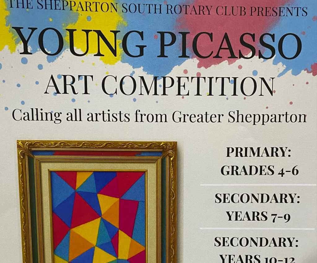 Cover image for event - Young Picasso Art Competition- Shepparton South Rotary Club