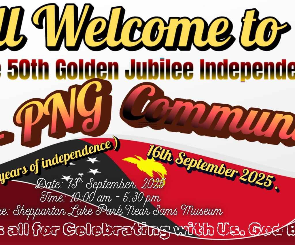 Cover image for event - GV PNG Community Celebrate 50th Golden Jubliee Inndependence Day