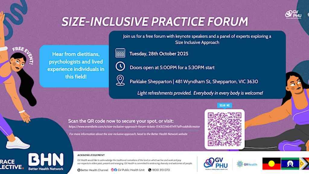 Cover image for event - Size Inclusive Approach Forum