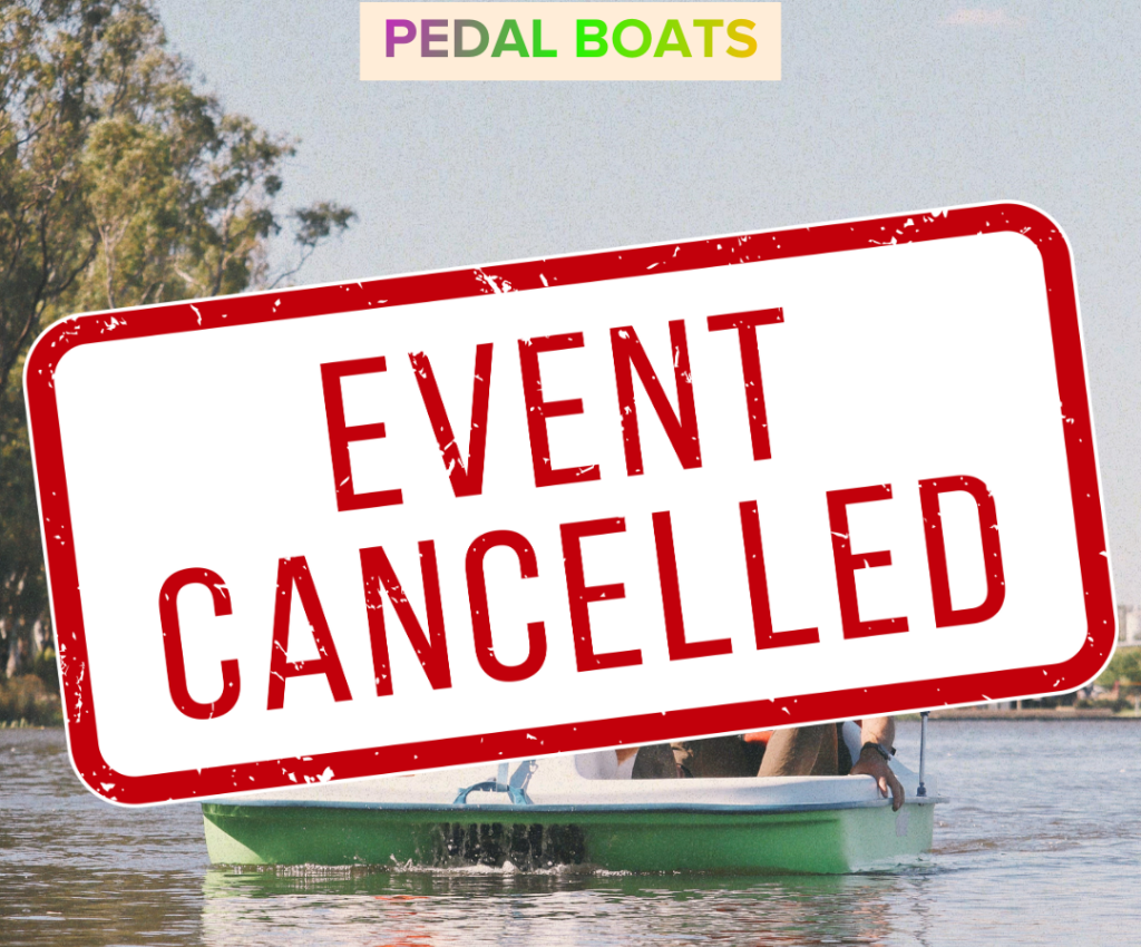 Cover image for event - CANCELLED -Pedal Boats