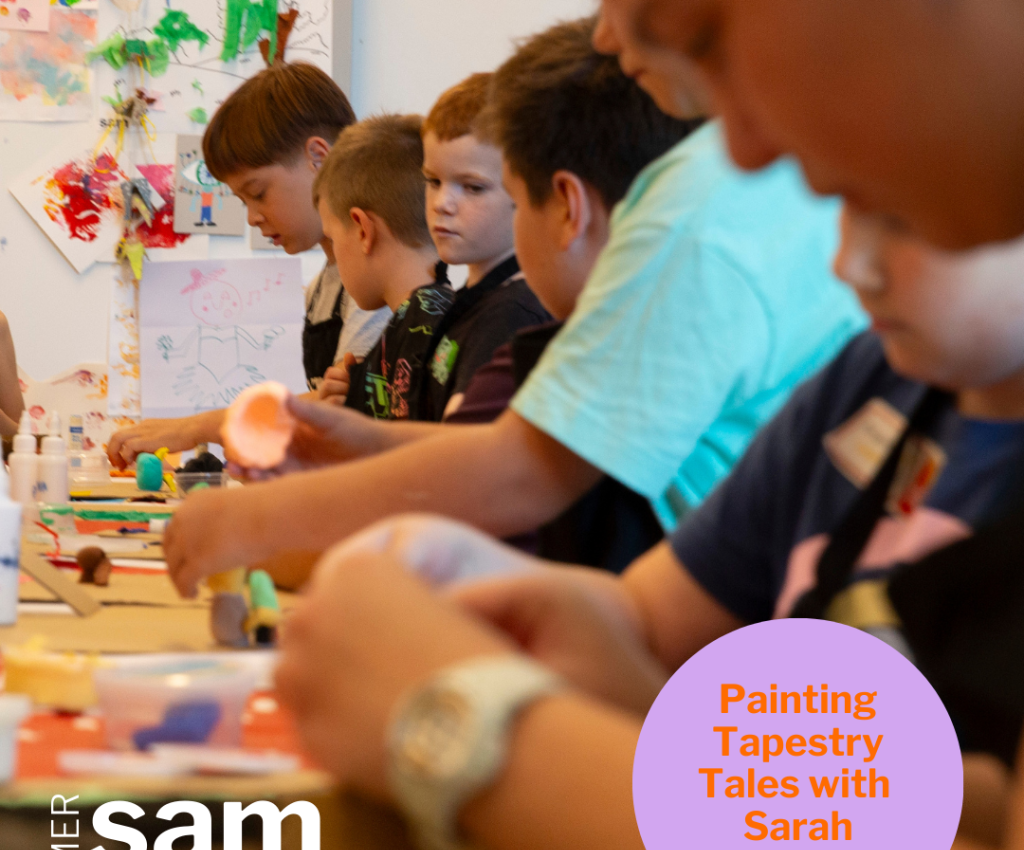 Cover image for event - SAM Summer Camp: Painting Tapestry Tales with Sarah Levett
