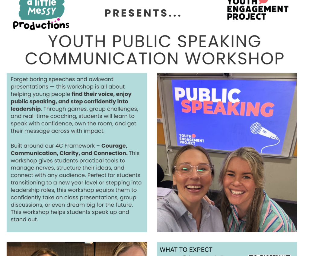 Cover image for event - Youth Public Speaking & Communication Workshop