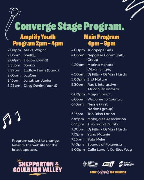 Converge Stage Program Instagram