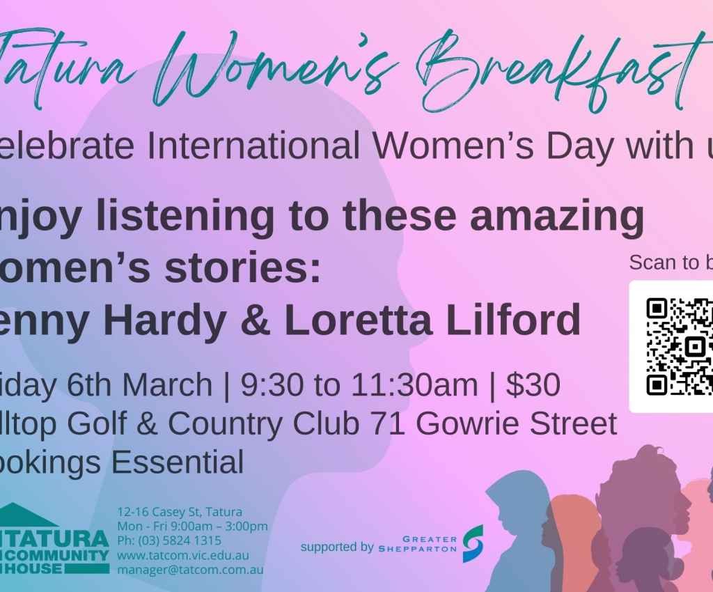 Cover image for event - Tatura Women's Breakfast