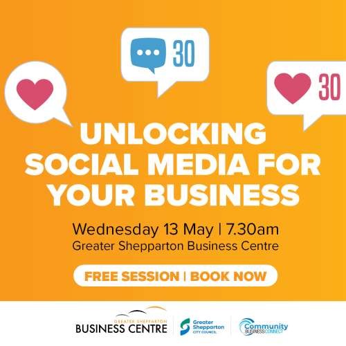 Cover image for event - Unlocking Social Media for Your Business