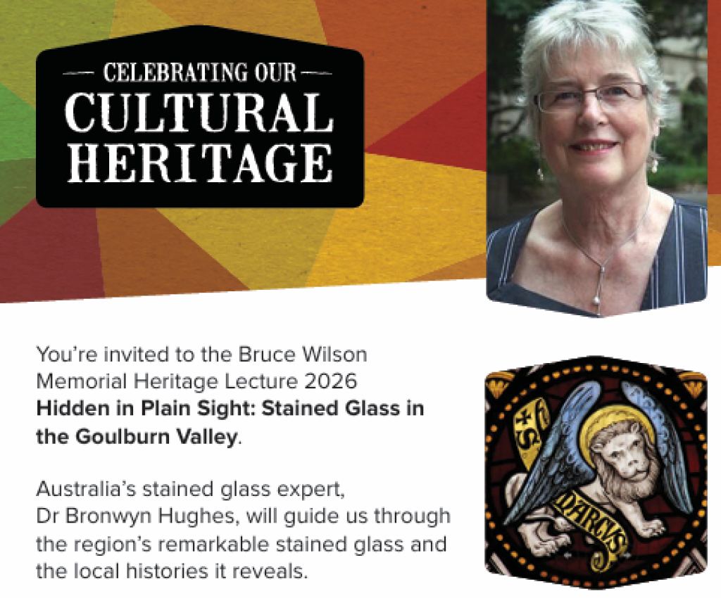 Cover image for event - Bruce Wilson Memorial Heritage Lecture 2026