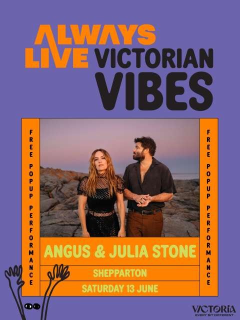 Always Live Shepparton Angus and Julia Stone