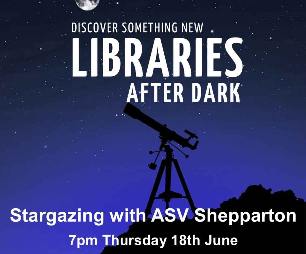 Cover image for event -  ASV Shepparton Monthly Meeting & Sidewalk Astronomy at Shepparton Library