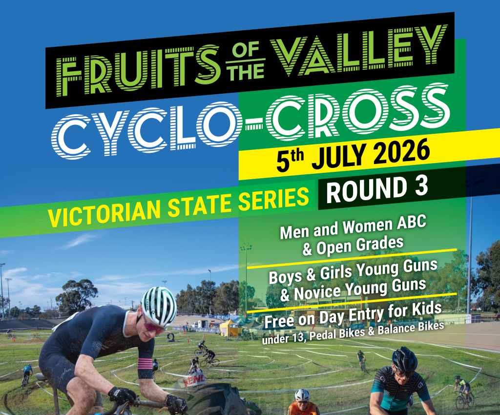 Cover image for event - 2026 Fruits of the Valley Cyclo-Cross (VICXS Rnd 3)