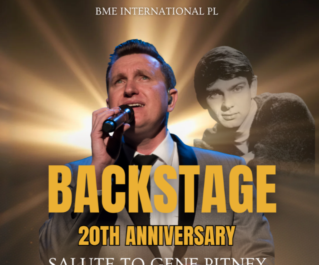 Cover image for event - BME International presents BACKSTAGE - A SALUTE TO GENE PITNEY -- 20th Anniversary