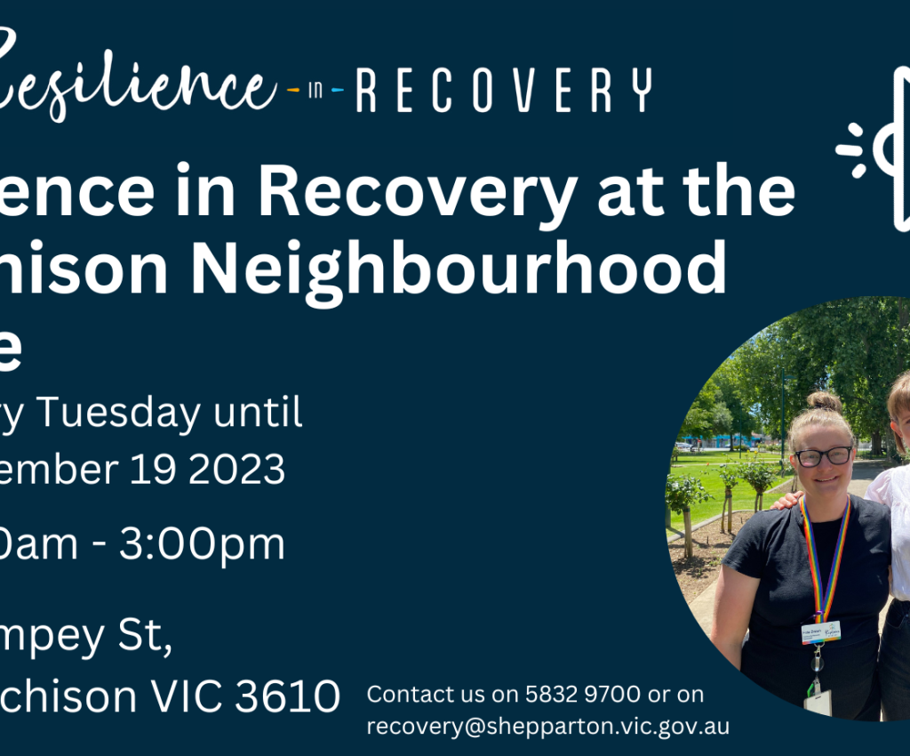 Cover image for event - Resilience in Recovery at Murchison!