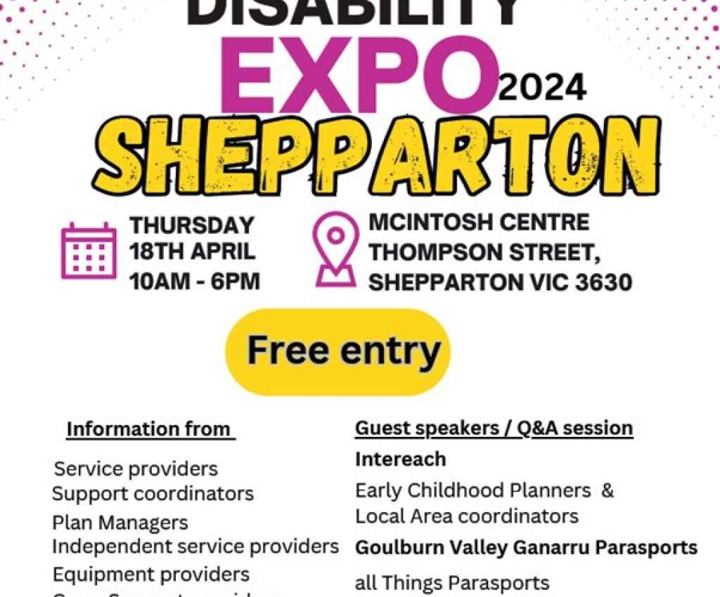 Cover image for event - Shepparton Disability Expo