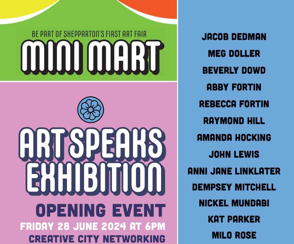 Cover image for event - Mini Mart ART SPEAKS Exhibition Opening
