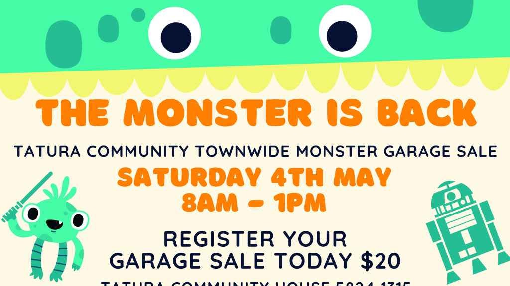 Cover image for event - Tatura Community Townwide Monster Garage Sale