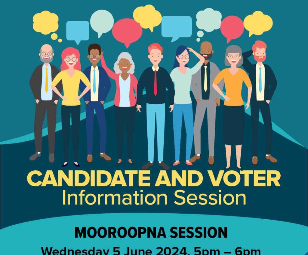 Cover image for event - Local Government Elections - Mooroopna Candidate and Voter Information Session